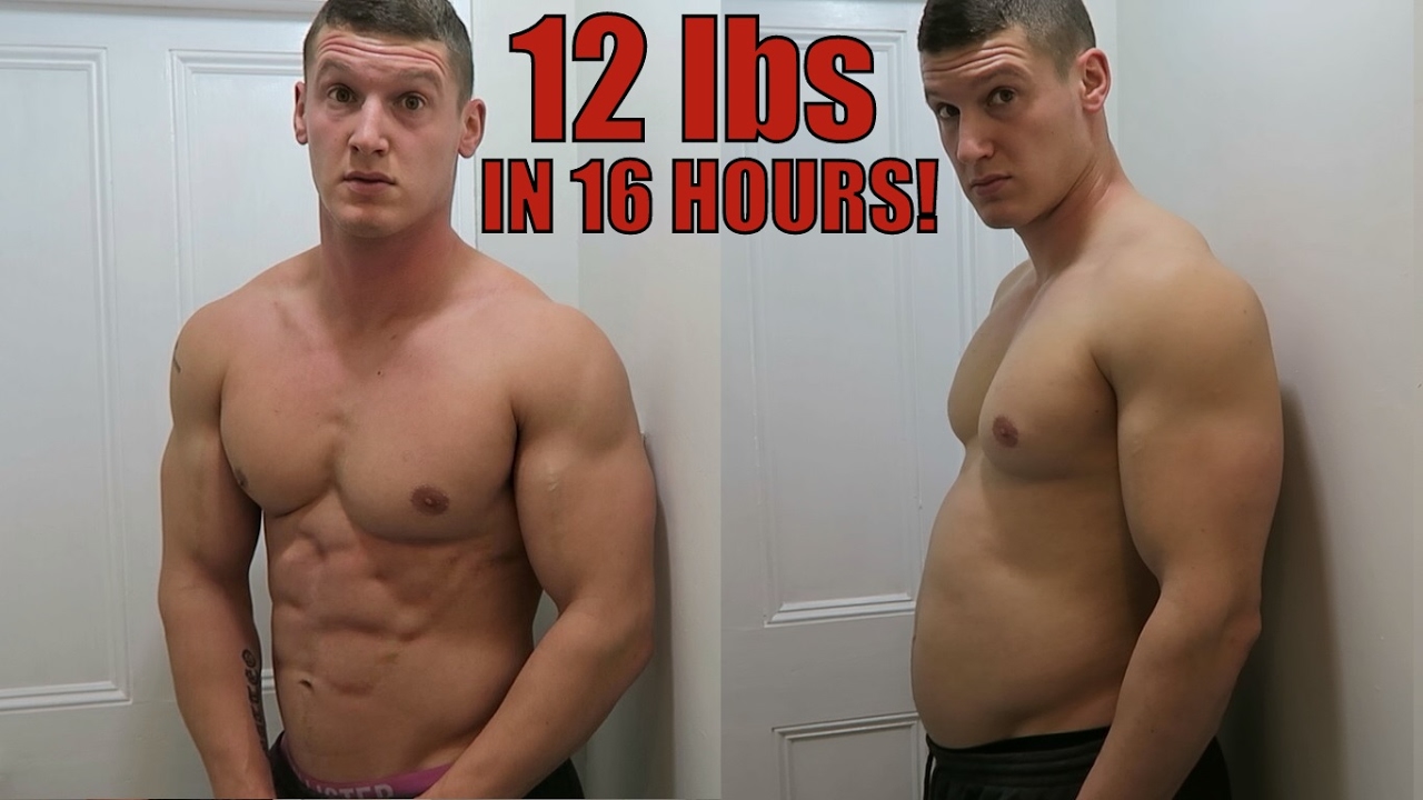 20 000 Calorie Body Transformation 12lbs Weight Gain In 16 Hours Mattdoesfitness