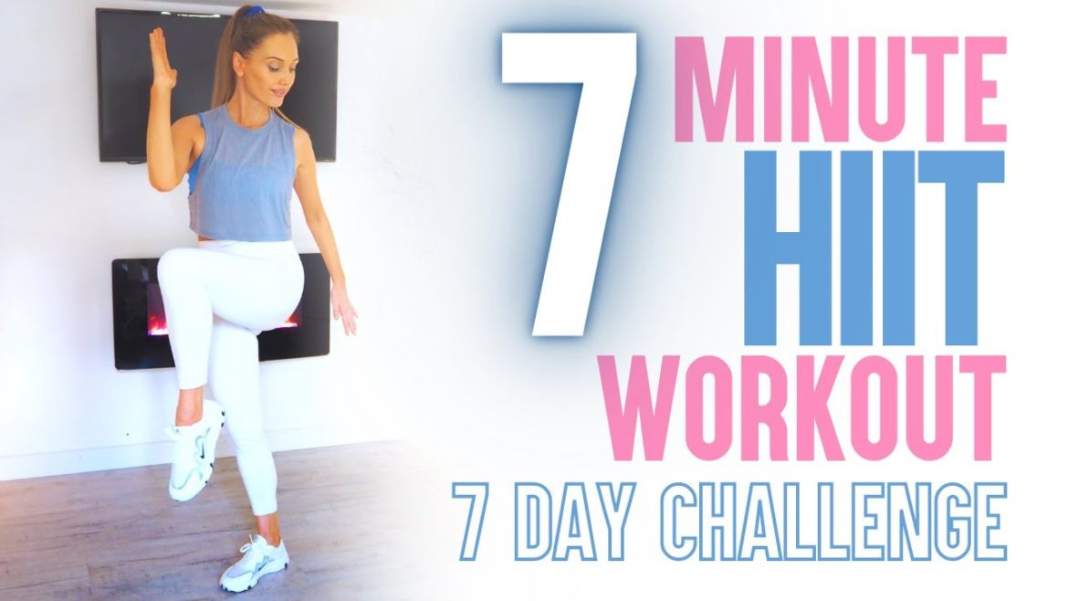 Get Fit In 7 Days 7 Minute Hiit Workout Challenge Calorie Burning
